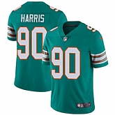 Nike Miami Dolphins #90 Charles Harris Aqua Green Alternate NFL Vapor Untouchable Limited Jersey,baseball caps,new era cap wholesale,wholesale hats